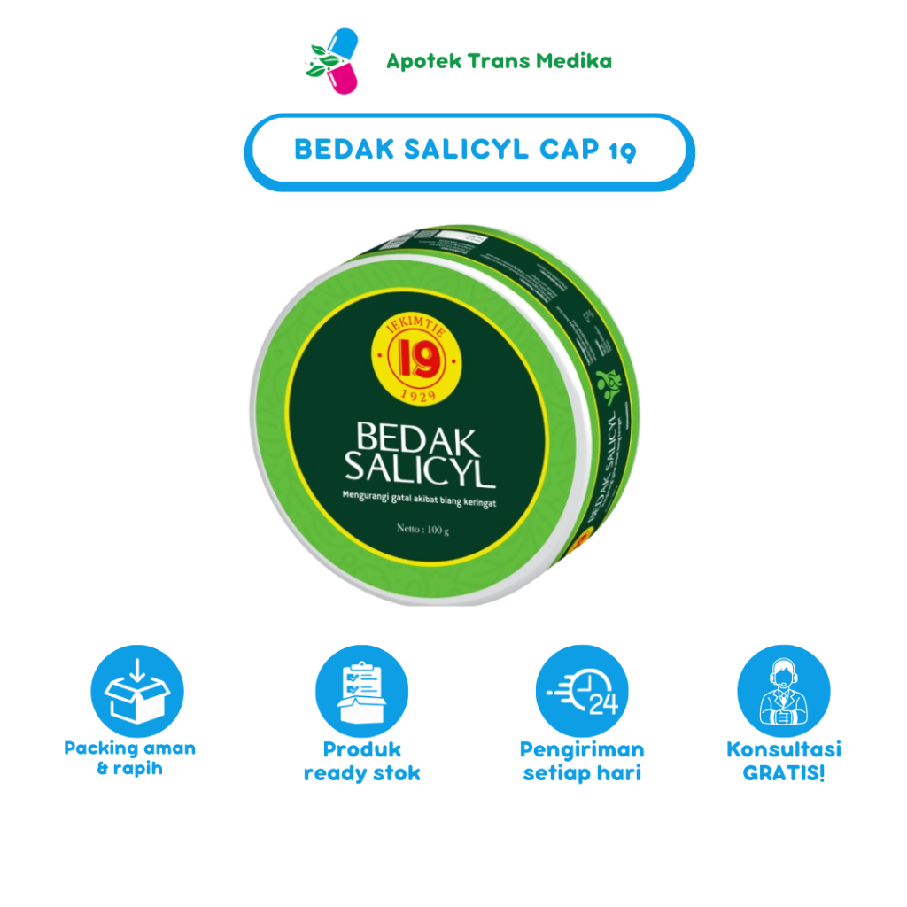 19 Bedak Salicyl Menthol Pot