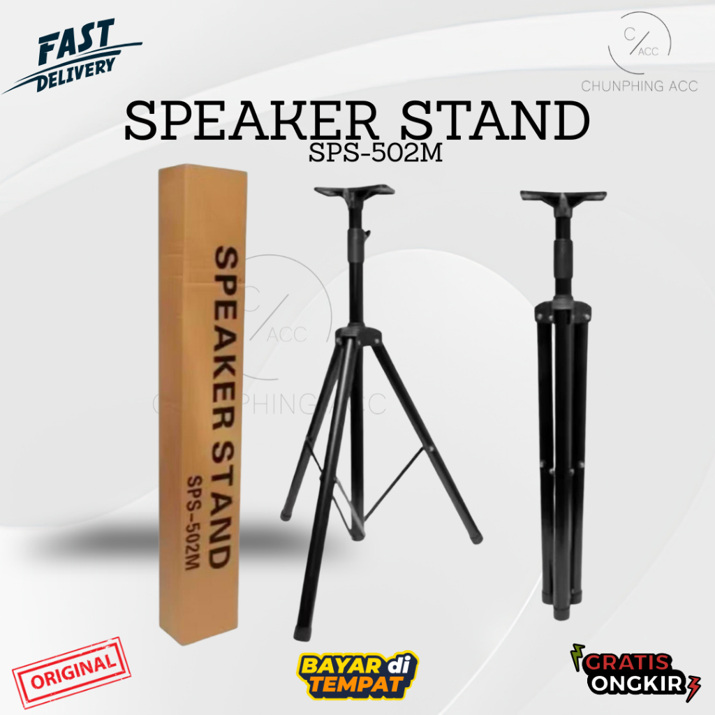 SPEAKER STAND SPS-502M STAND SPEAKER TRIPOD SPEAKER MONITOR AKTIF