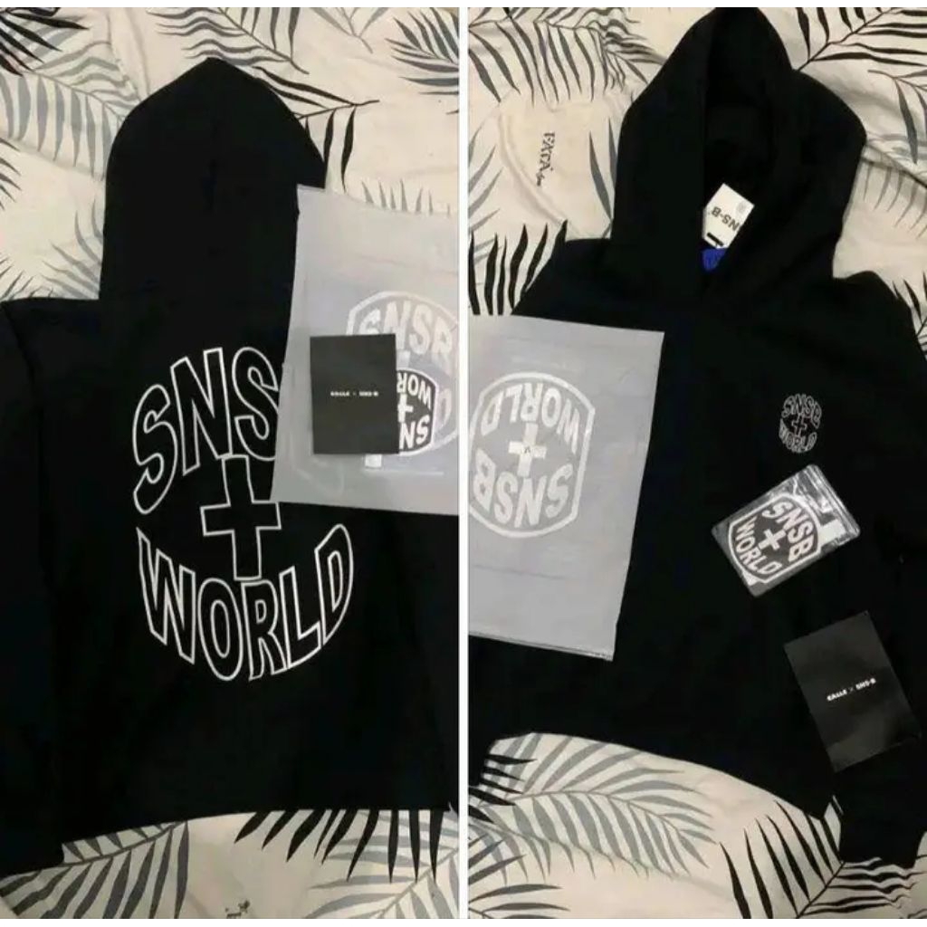 Sweater Hoodie SNSB World Road Boxy Fit Unisex