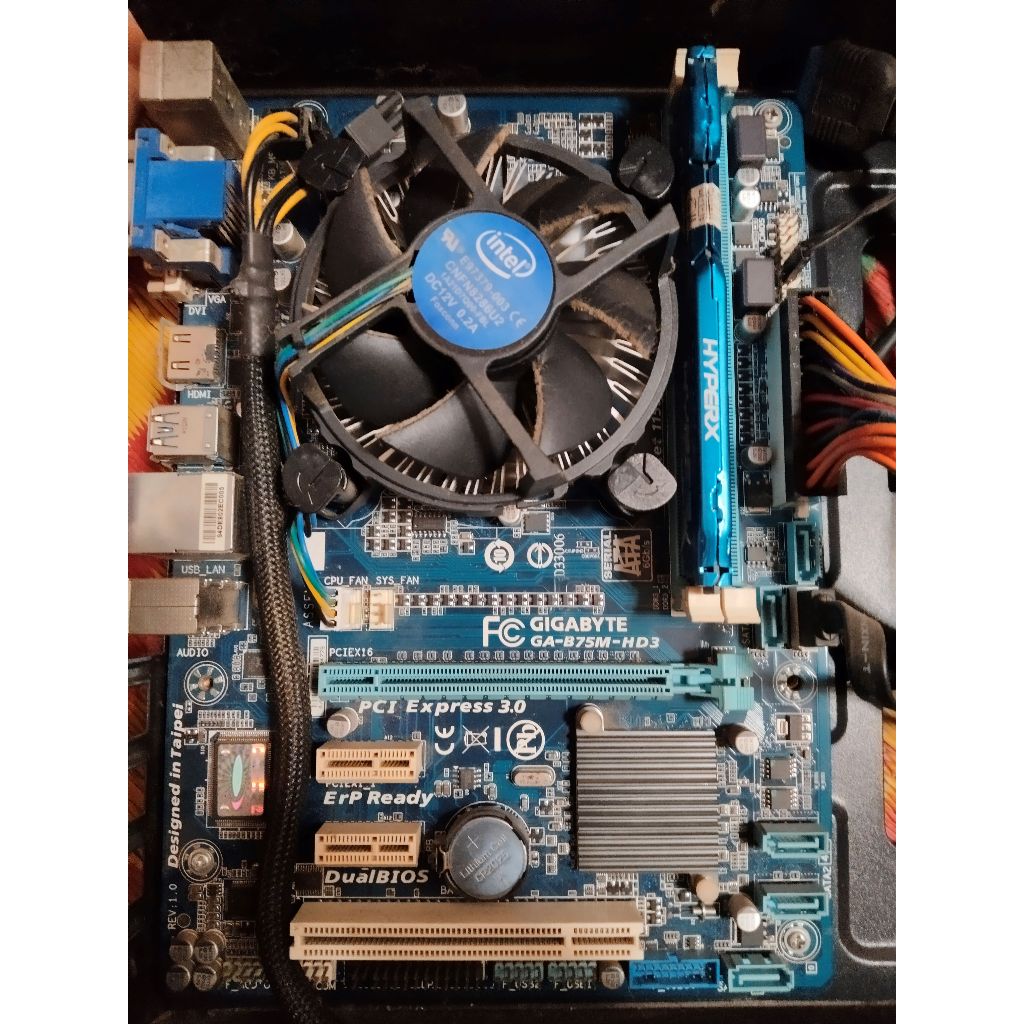 Paketan Motherboard B75 + I7 3770 + RAM DDR3 8gb