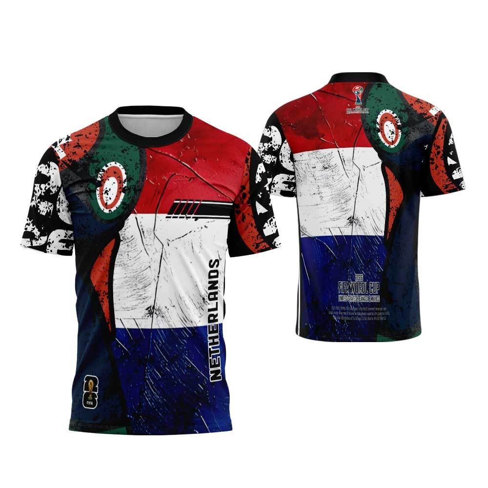 Netherlands Jersey - Baju Kaos Jersey Netherlands Belanda Fullprint