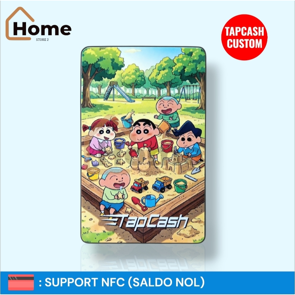 KARTU ETOLL TAPCASH BNI CUSTOM - SHINCHAN [TAMAN BERMAIN]
