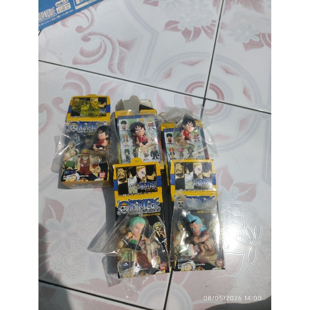 Harga satuan mini figure Bandai One Piece Collection Extra: Fierce Fight CP9 Edition original