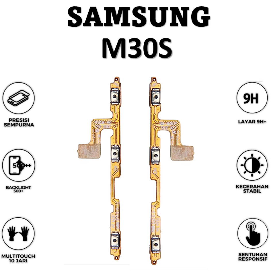 FLEXIBEL SAMSUNG M30S ON OFF + VOLUME ORI