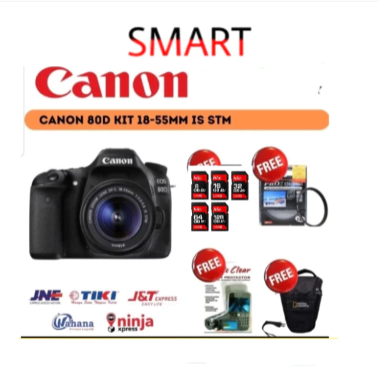 Camera Canon EOS 80D KIT 18-55mm IS STM DSLR Canon