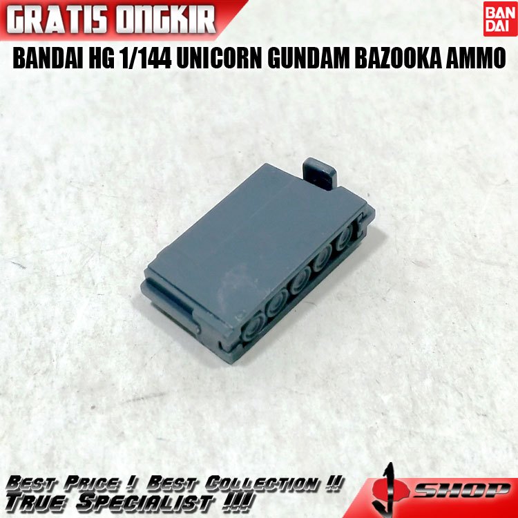BANDAI HG 1/144 UNICORN GUNDAM BAZOOKA AMMO HG4052