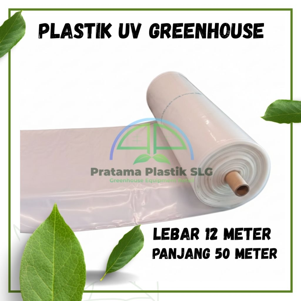 Plastik UV Lebar 12 Meter Panjang 50 Meter 200 Mikron