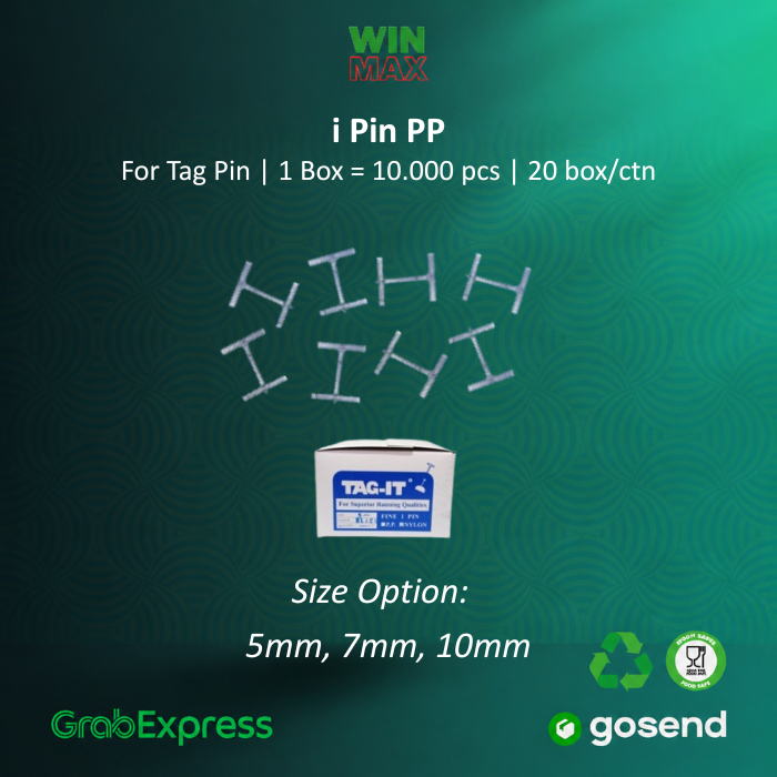 I Pin - TAG IT - PP Tebal 5- 7 mm