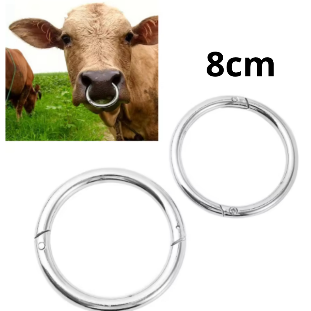 Cincin Ring Stainless Untuk Hidung Sapi Lembu Kerbau Cow Bull Cattle Nose Ring Stainless