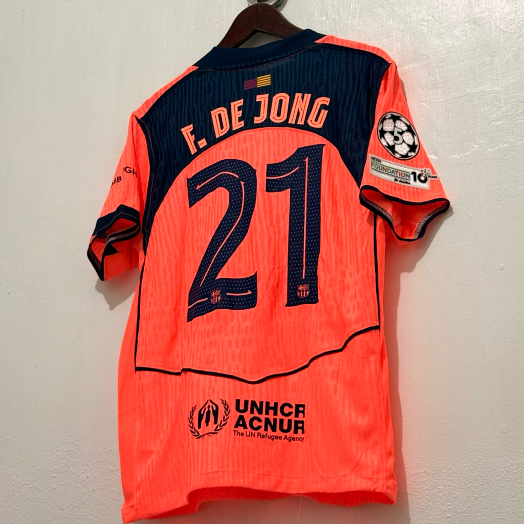 JERSEY BARCA 3RD 2025/2026 PLAYER ISSUE SHORTSLEEVE UCL VERSION - F DE JONG