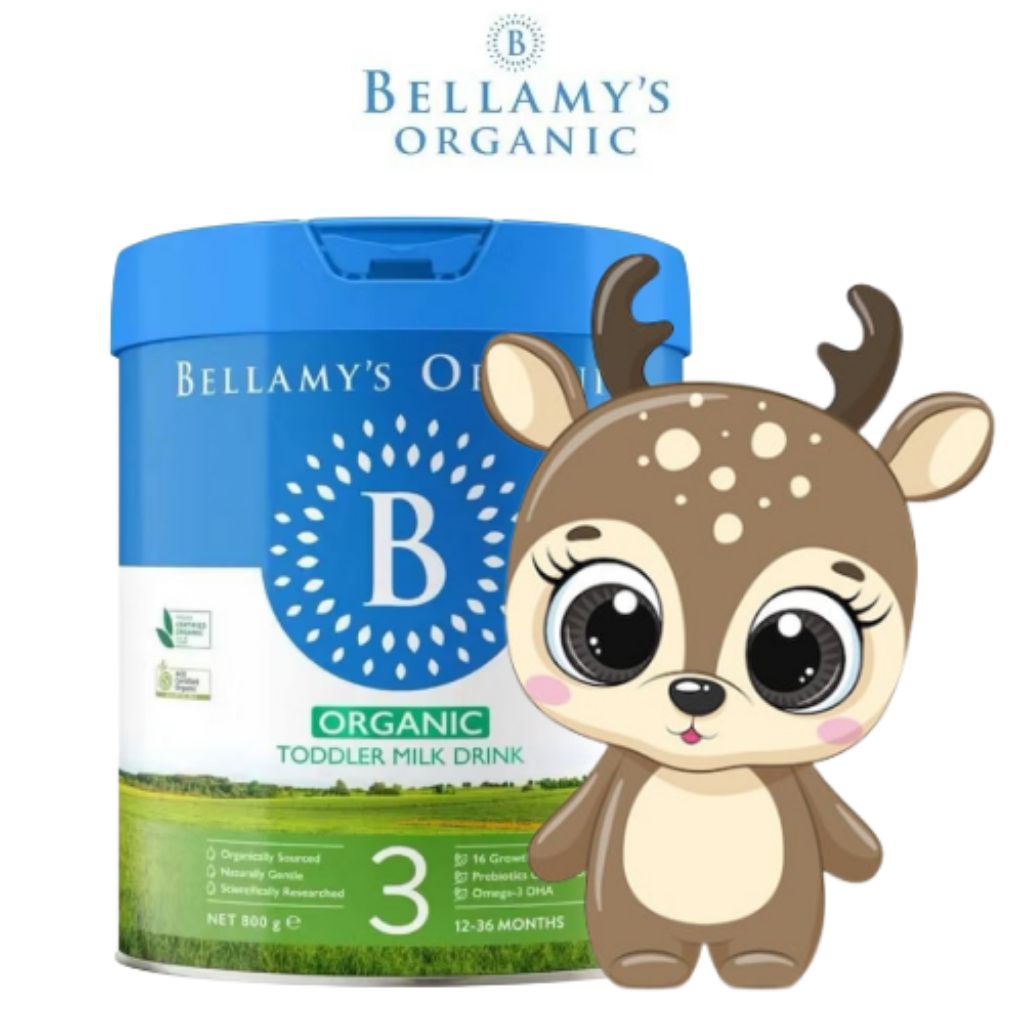 Bellamys Organic Susu Milk Formula Step 3 ( 1 - 3 tahun )