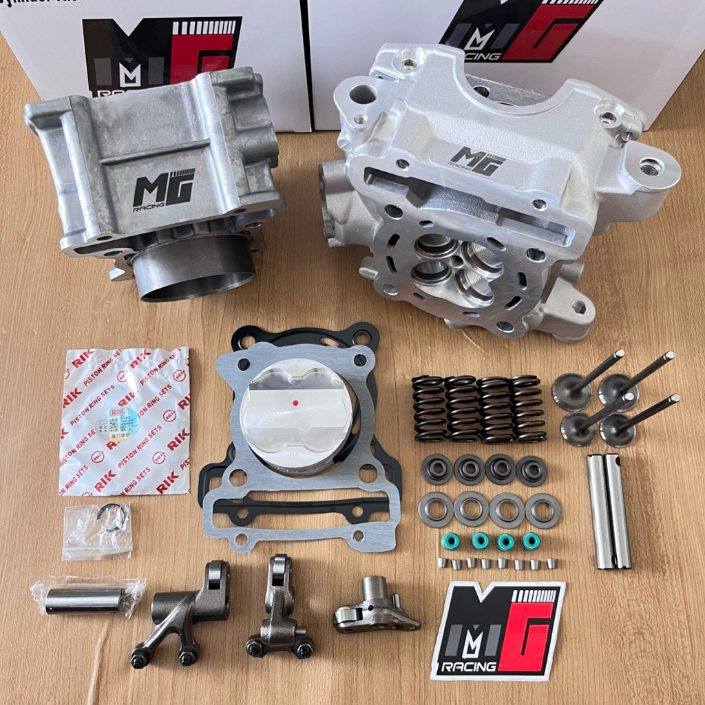MG RACING PAKET BORE UP HEAD AEROX FULLSET BLOCK CASTING KIT NMAX WR155 R15 V3 V4