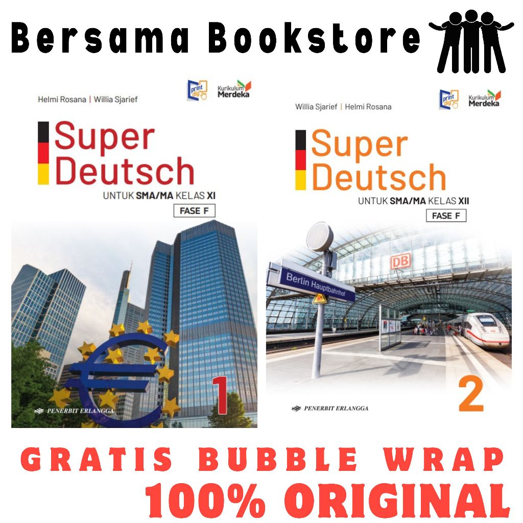 Erlangga Super Deutsch (Bahasa Jerman) Kelas 11,12 Atau 2,3 SMA/MA Kurmer Revisi PM (Pembelajaran Me