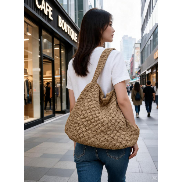 Tas Dowa Original Preloved Like New - Tas Rajut Dowa Mulus No Defect