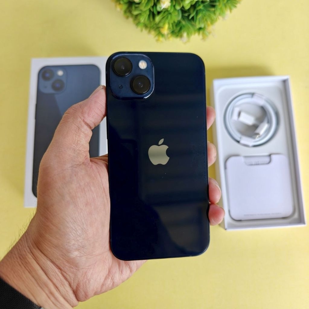 iphone 13 128gb ibox garansi resmi  fullset second bekas mulus