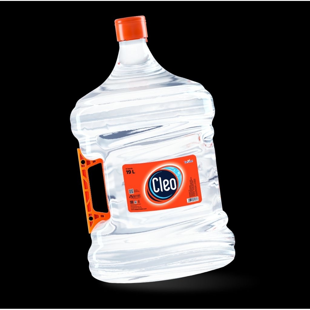 Cleo Galon Air Murni 19L - Kemurnian 99,99%, Oksigen Tinggi, Bebas BPA