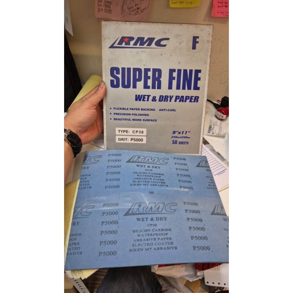 amplas rmc eceran #5000 / amplas halus grit 5000 rmc eceran