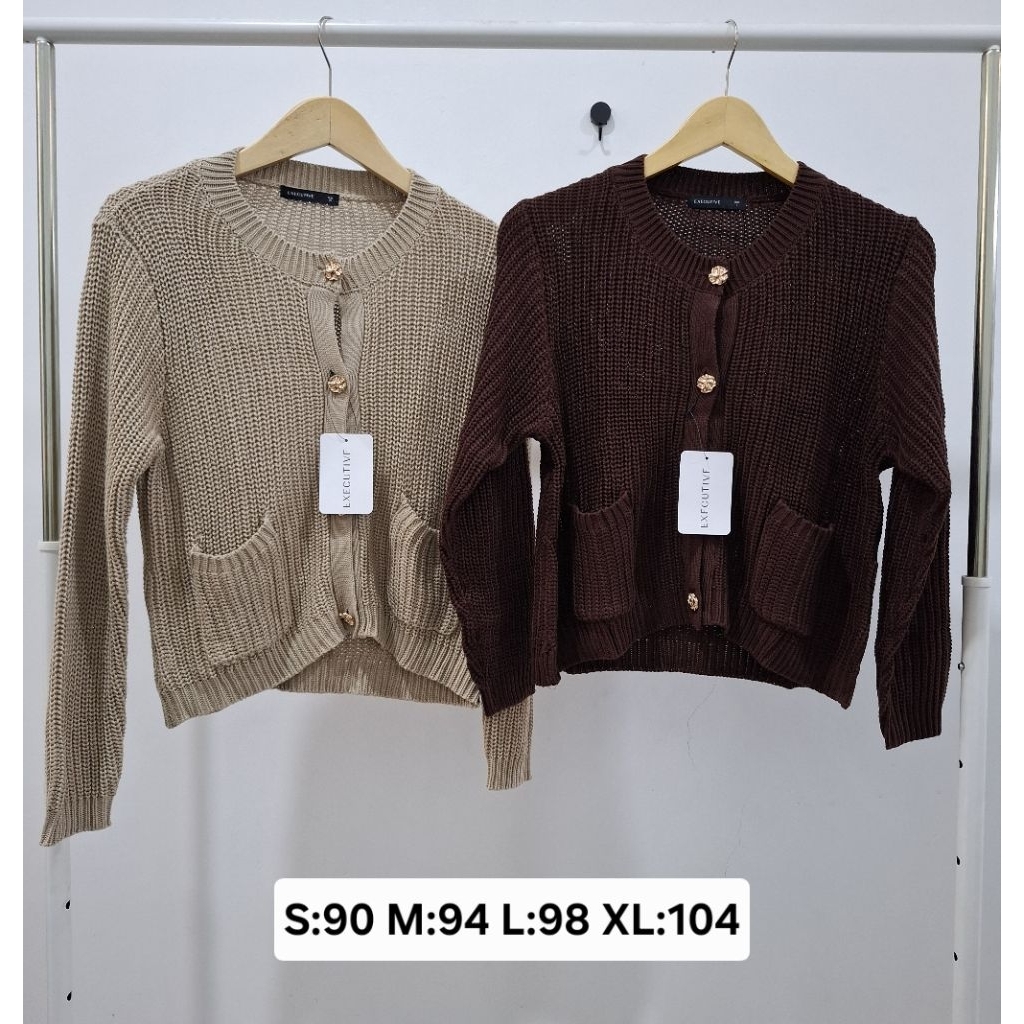 EXECUTIVE CARDIGAN KNIT LENGAN PANJANG WANITA