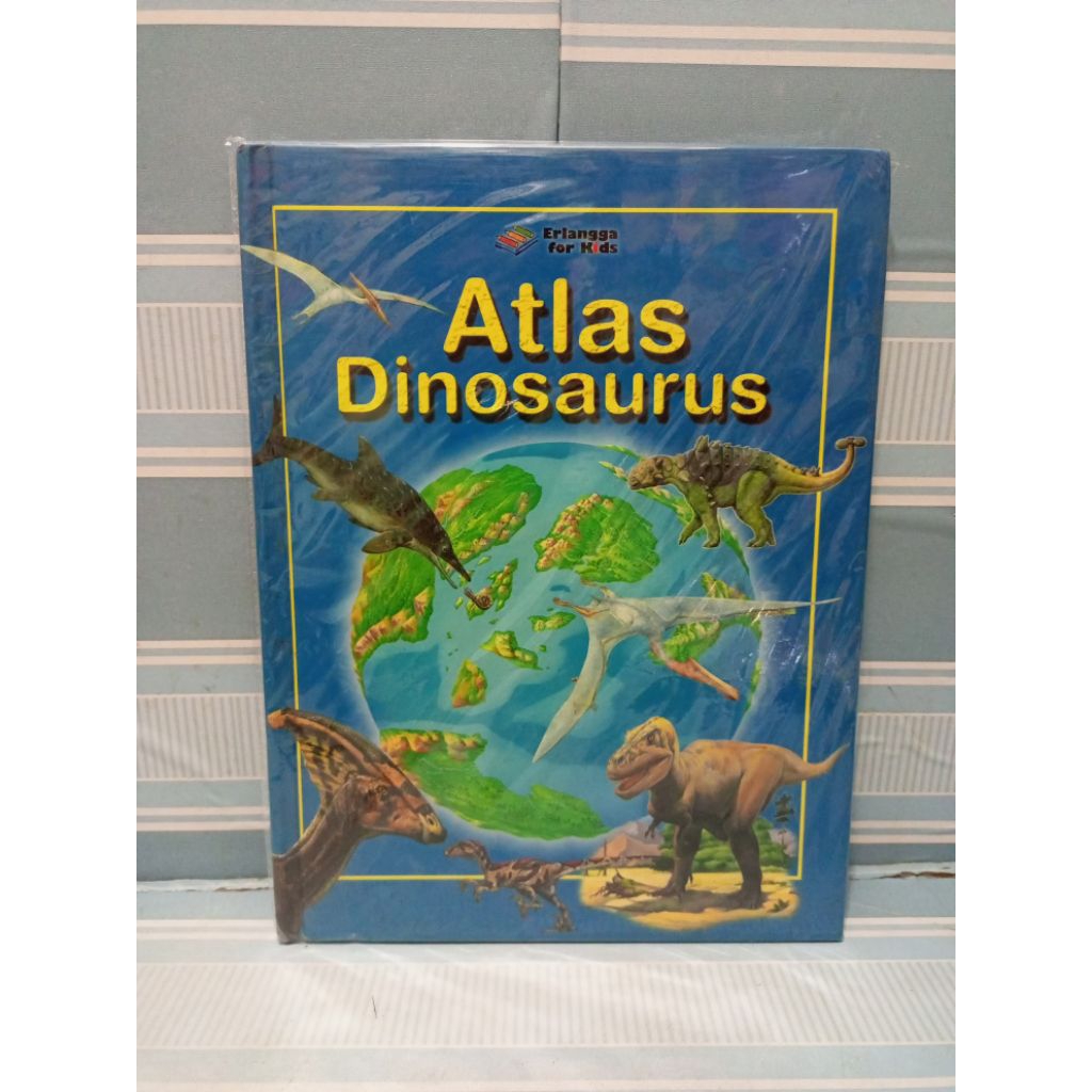 Buku atlas dinosaurus erlangga for kids
