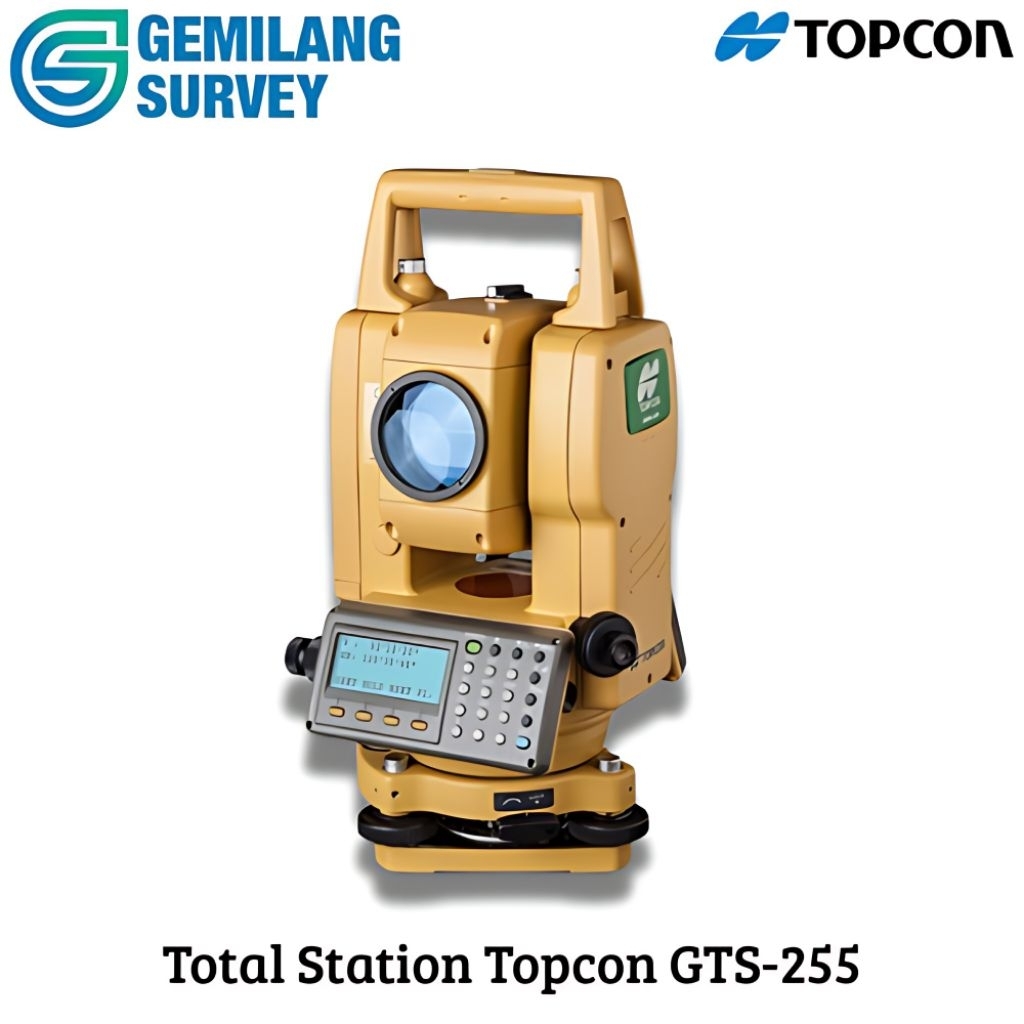 Total Station Topcon GTS-255 Bekas Lengkap