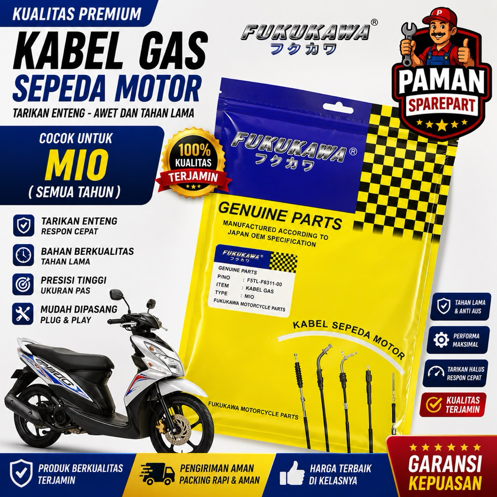 KABEL GAS MIO KARBU FUKUKAWA