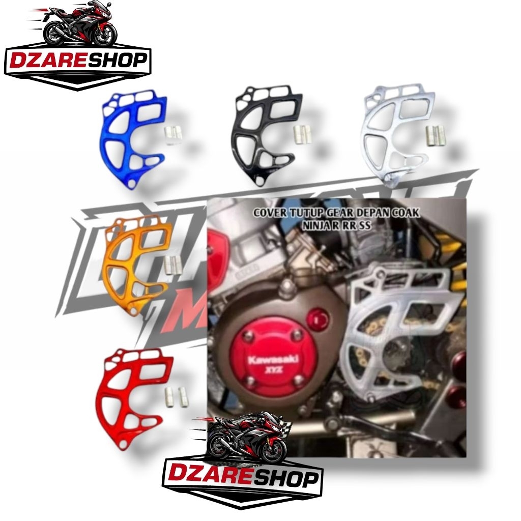 Tutup Gear depan Ninja S R RR cover gear depan Chain ninja 2Tak tutup cover gear depan ninja S R RR 