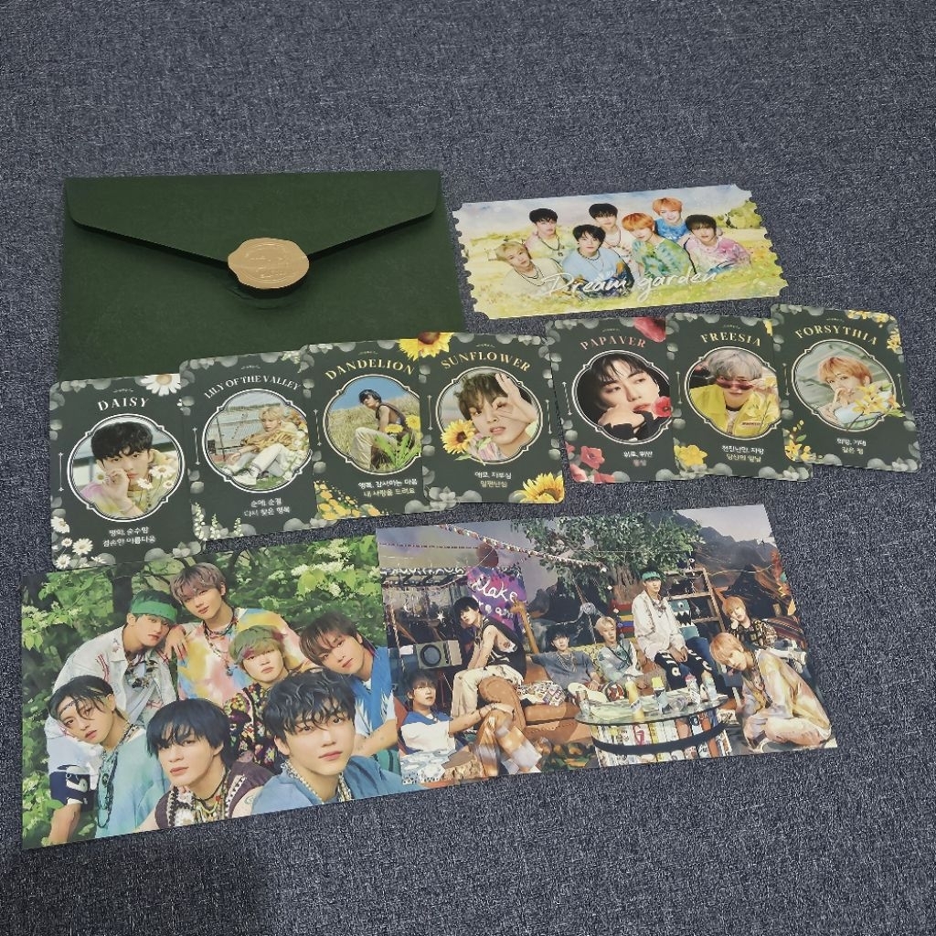 [ READY STOCK ] UNOFFICIAL MD NCT DREAM POSTCARD SET HELLO FUTURE DREAM GARDEN MARK RENJUN JENO HAEC