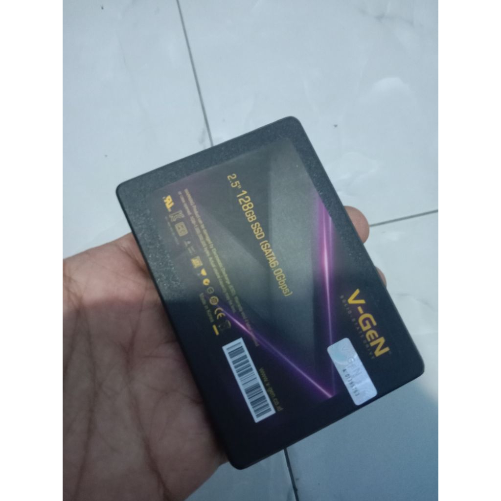 SSD SATA VGEN 128gb bekas/second