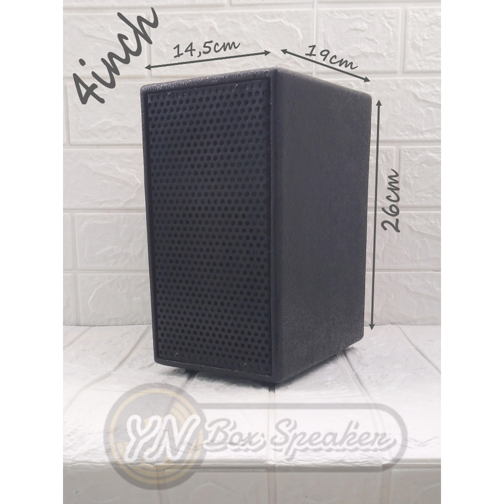 Speaker pasif 4inch 2way box texture
