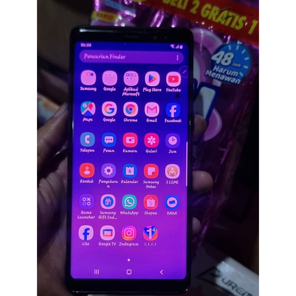 SAMSUNG NOT8 MINUS TOMPEL DIKIT normal