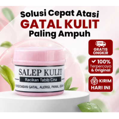 Salep Gatal Racikan Spesialis Kulit Paling Ampuh - Eksim Basah, Kering, Gatal Menahun, Scabies - Isi