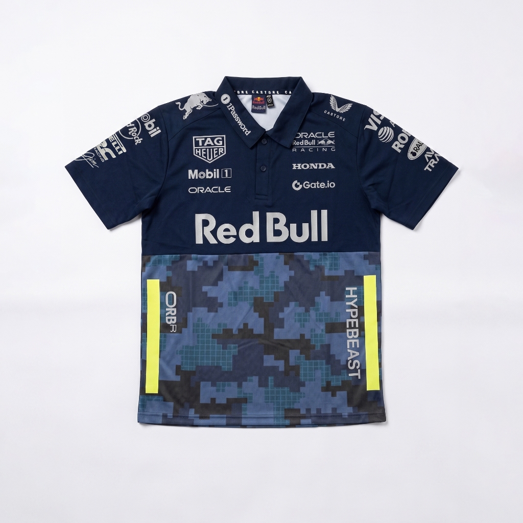 PRRH5 POLO F1 REDBULL X HYPEBEAST POLOSHIRT RED BULL