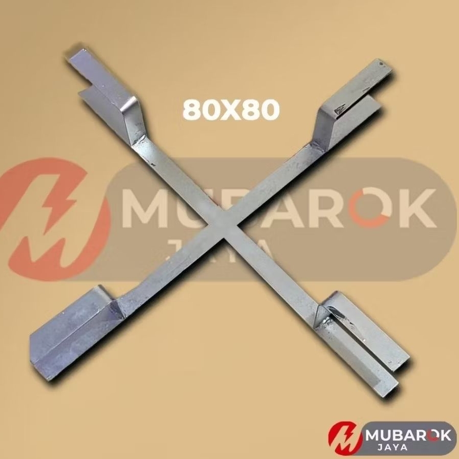 Slack Hanger 80x80 (BIASA) / Slack Support / Fixing Slack / Cable Hanger / Palang Slak / Gulungan Ka