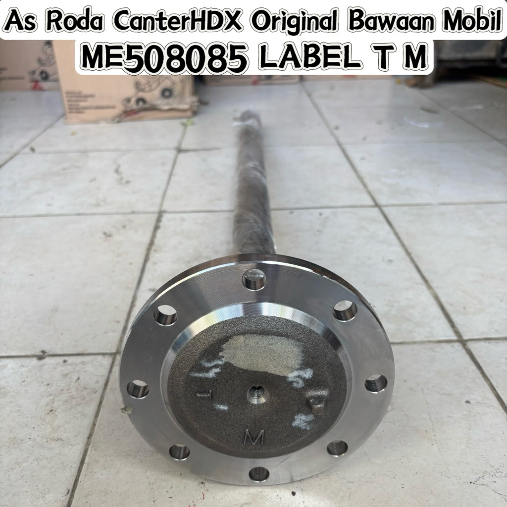 As Roda Canter Hdx Original Bawaan Mobil T M Baru ME508085 / As Roda Belakang Hdx 38Mm / Axle Shaft 