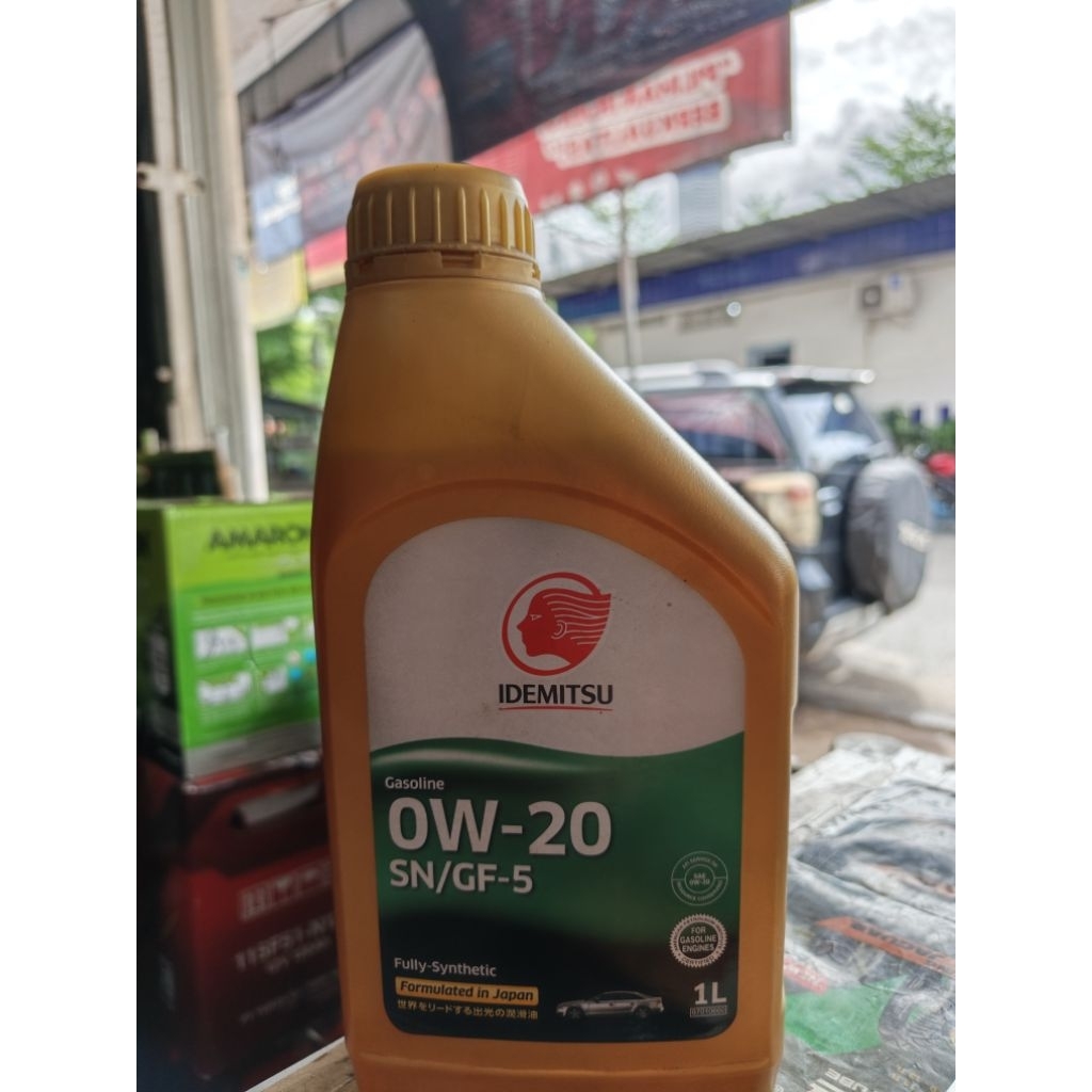 OLI IDEMITSU 0W20 FULLSYN (1L) roda empat