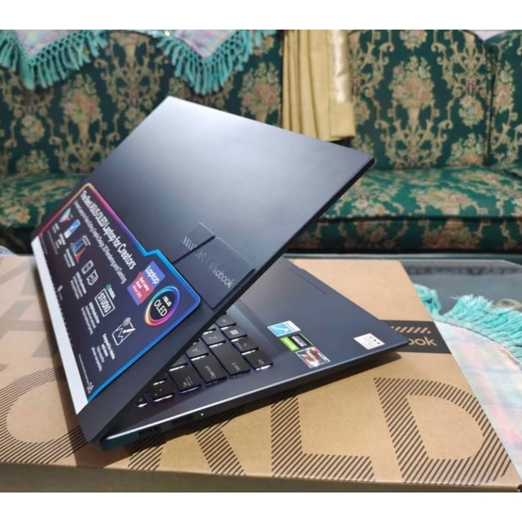 laptop asus vivobook m3500qc ryzen 9 5900hx 16/512 rtx 3050 oled