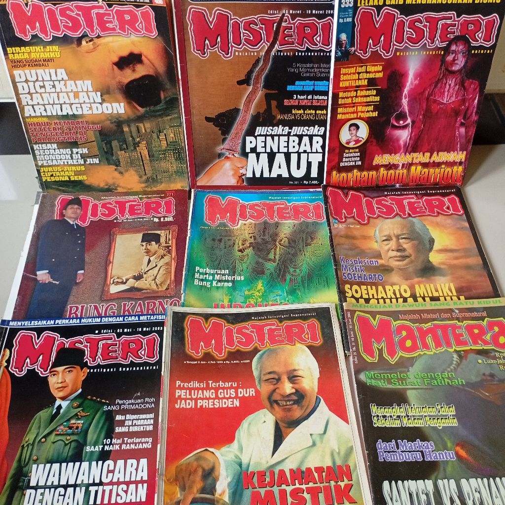 Kumpulan Majalah Misteri original