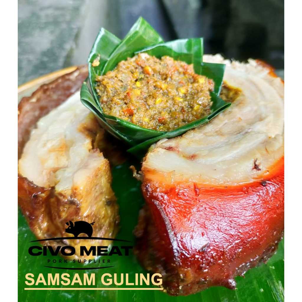 Samcan Babi Samsam Guling Matang Bali 500g Frozen (Daging Babi Non Halal)