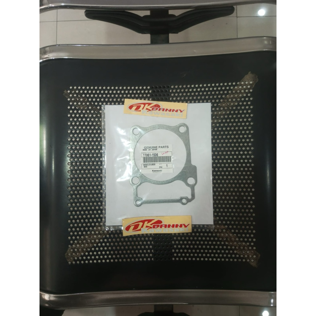 paking cylinder base klx250 RR mono gasket blok bawah original sparepart kawasaki