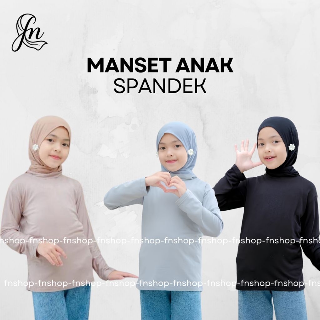 Manset Baju Anak Laki-Laki & Perempuan Spandek 3-8 Tahun - Kaos Dalaman Anak Premium - Kaos dalaman 