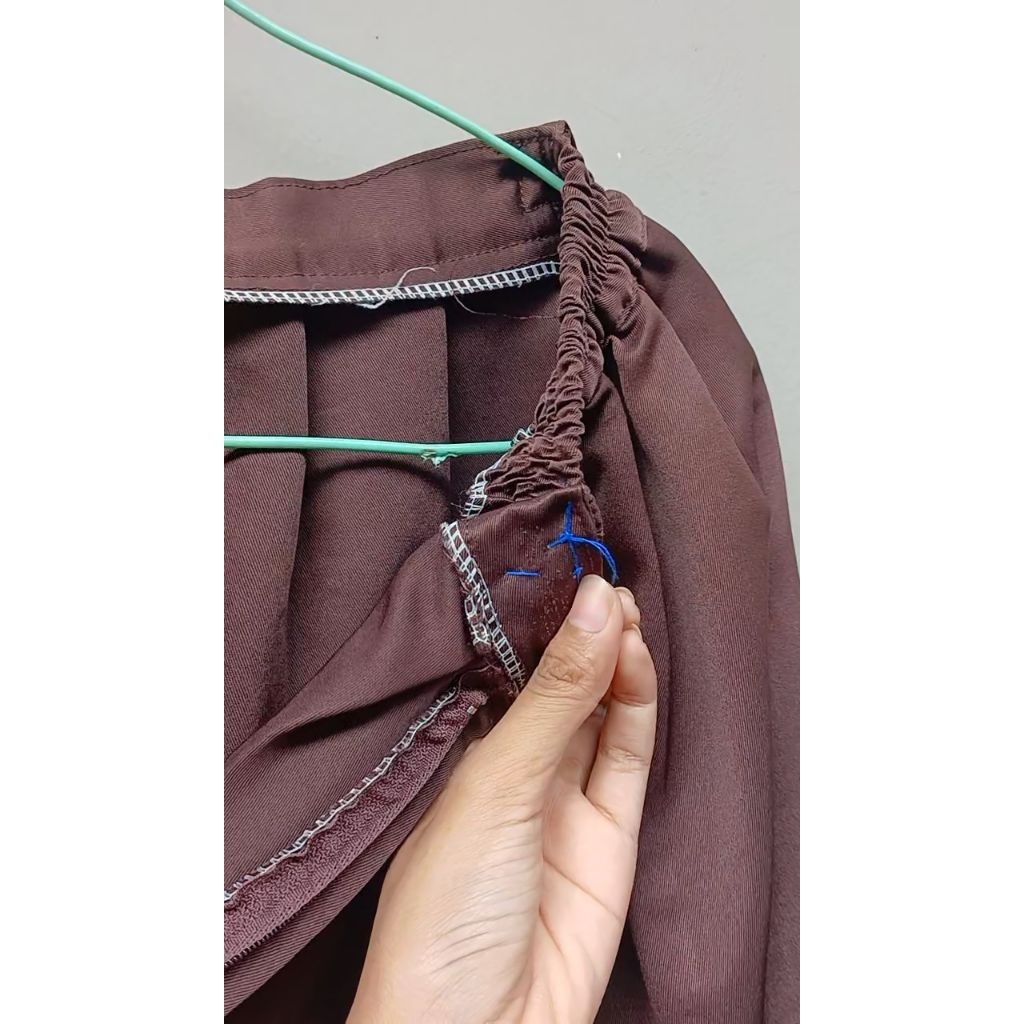 rok pramuka rampel bahan licin