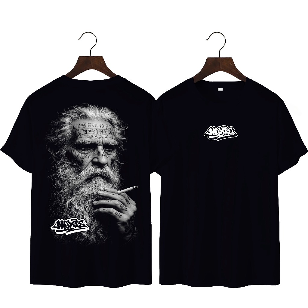 Kaos Distro Premium, Atasan Pria, T-shirt, Moxie