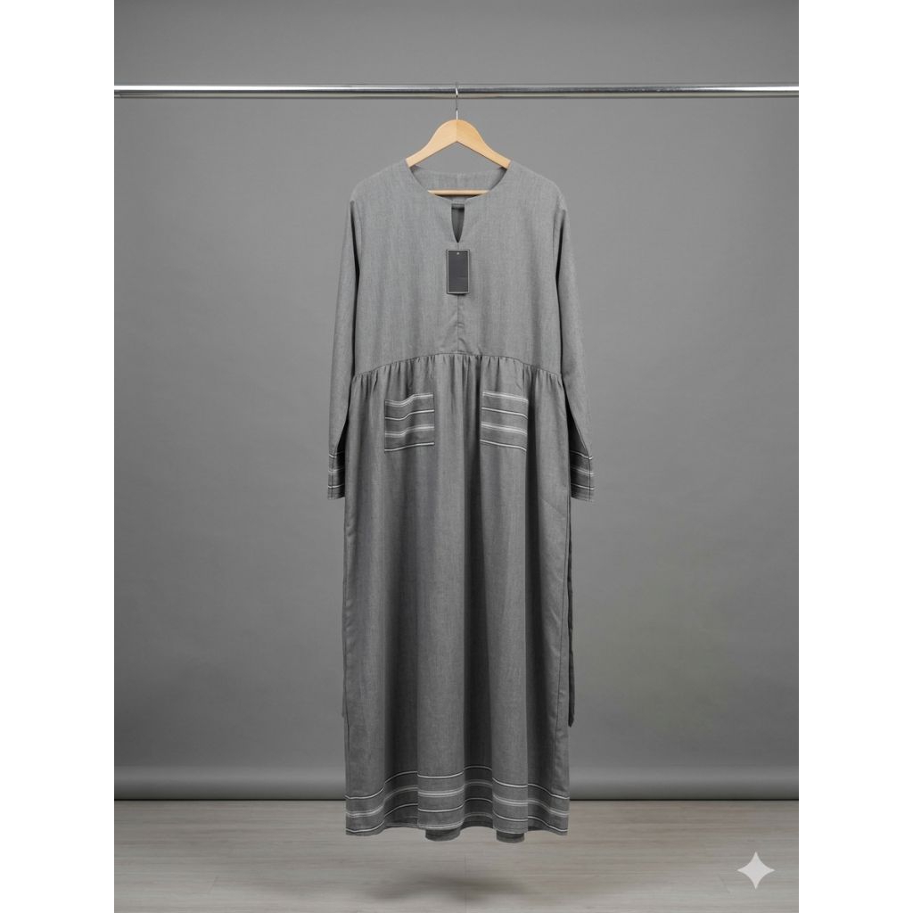 Gamis Katun Madinah Madinah Songket