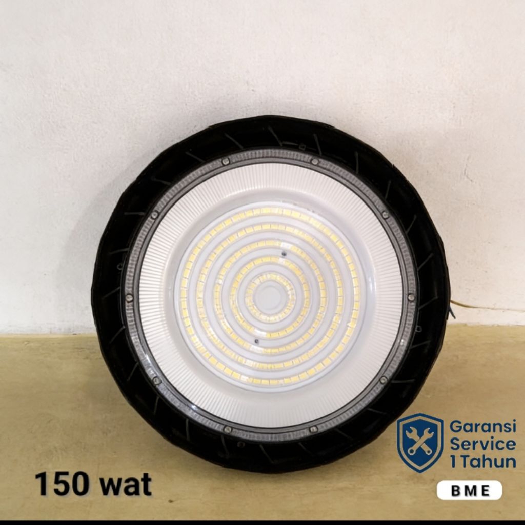 Lampu HighBay Industri Audalux UFO 150wat Putih Chip Ballast  Philips ( XITANIUM ) [ Lampu Pabrik Ga