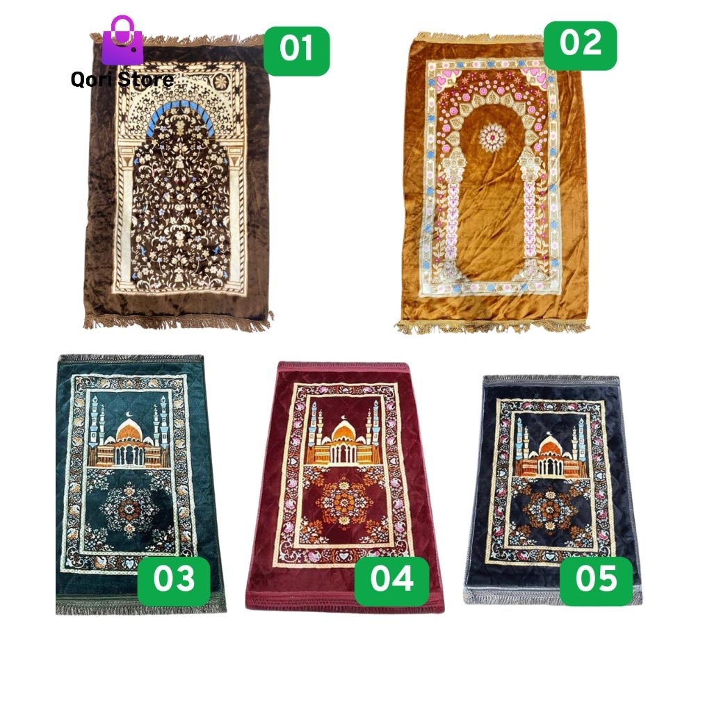 Sajadah Mink Tipis / Sajadah Mink / Sajadah Mink Lembut - Aceh - Qori Store Indonesia