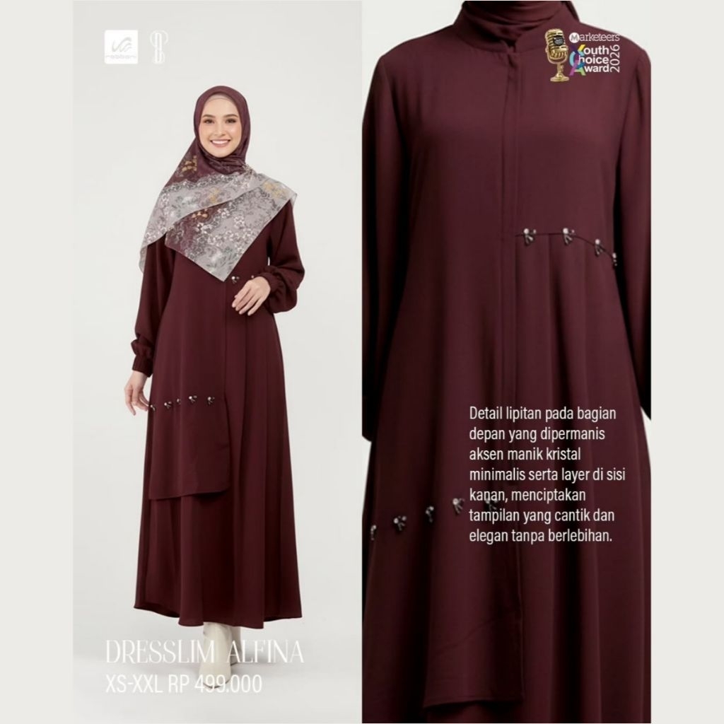 Rabbani- Dresslim Alfina- Gamis Wanita Dewasa