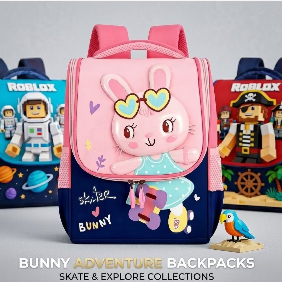 Tas Ransel Anak Astronot Unicorn.Tas Tabung Model Terbaru