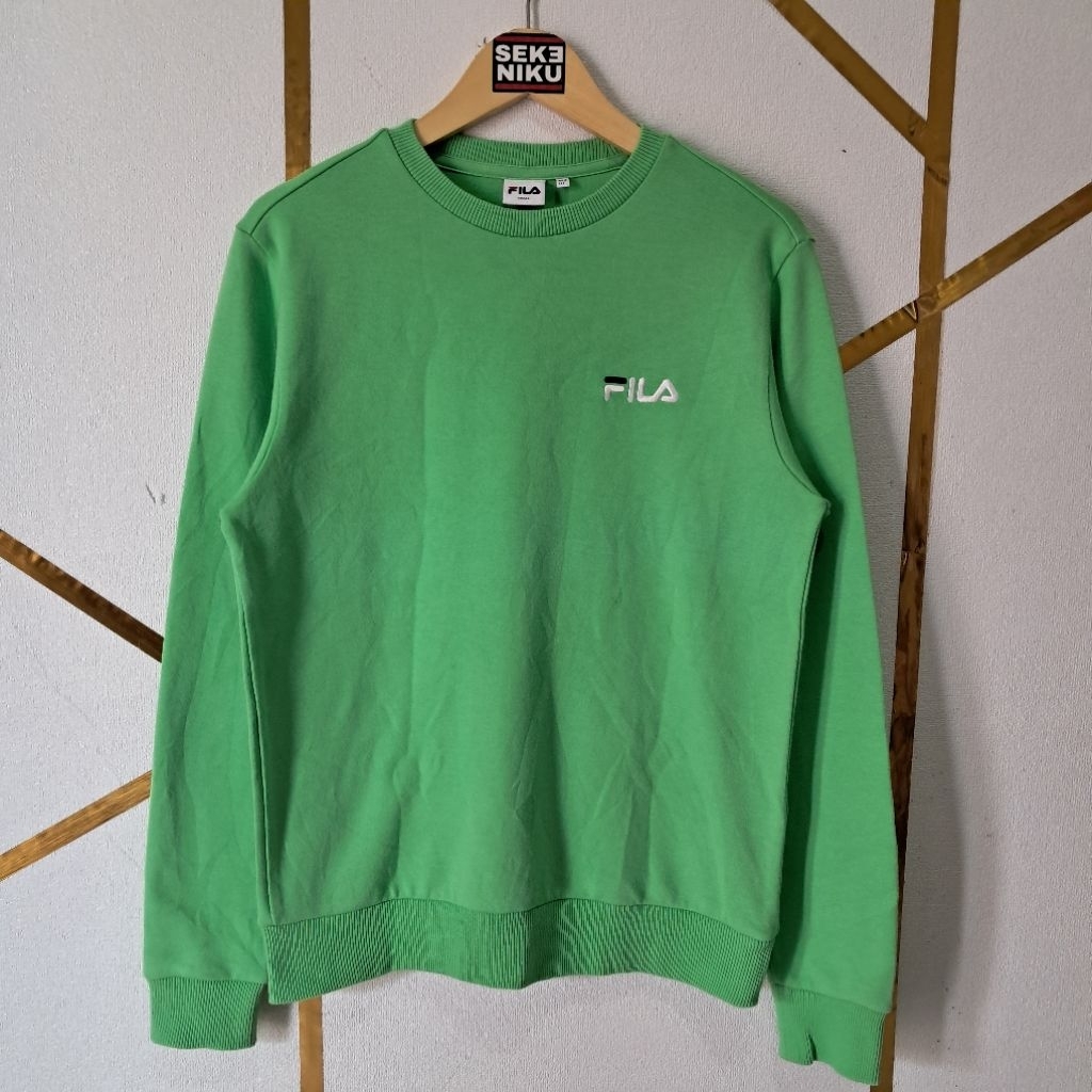 Crewneck FILA Bordir bahan babyterry like new