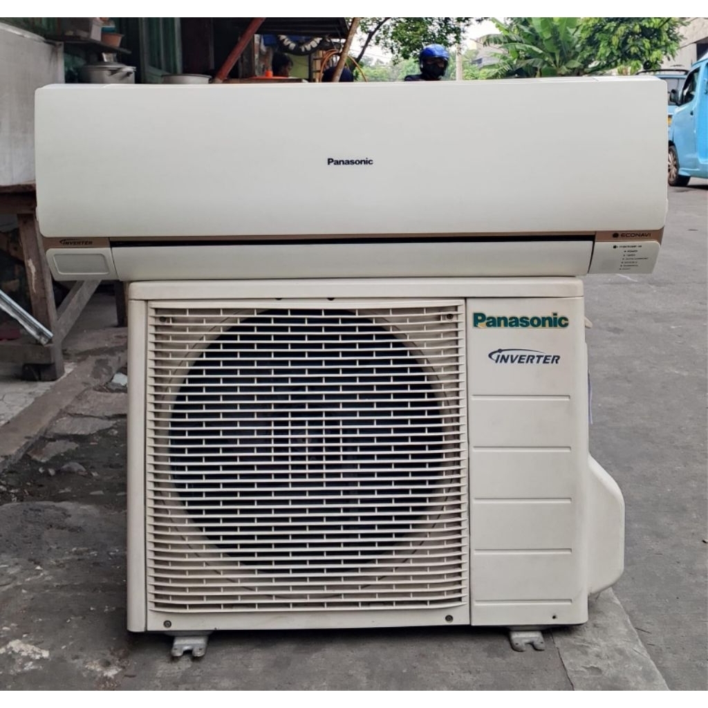 FREE ONGKIR AC PANASONIC INVERTER 1 PK R 410 SECOND free ongkir se-jabotabek