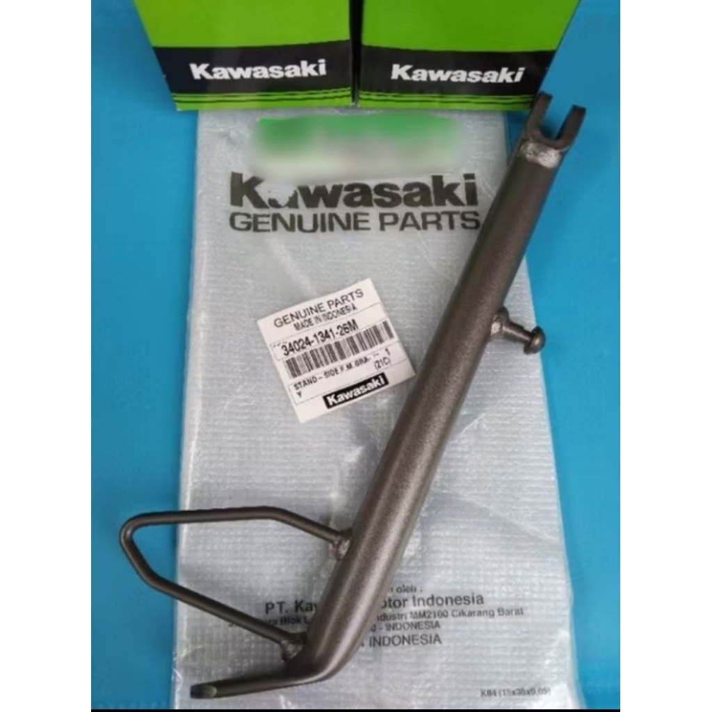tongkat satu cagak samping standar ninja RR original gray